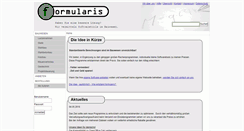 Desktop Screenshot of formularis.de